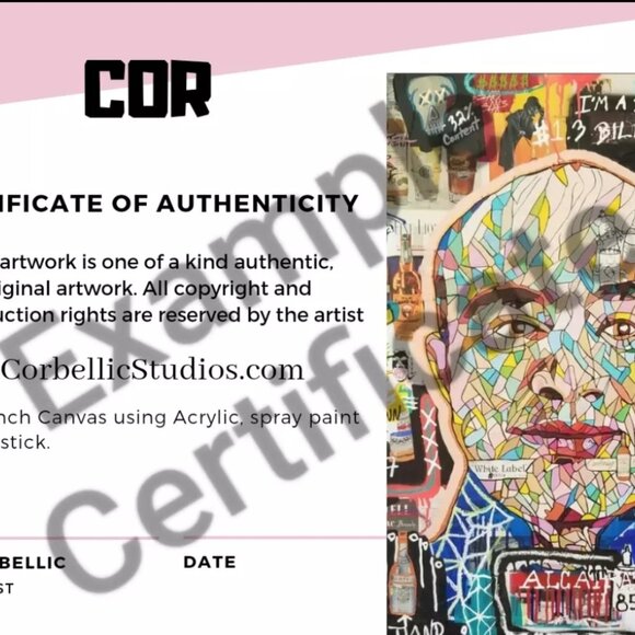 UFO Spaceship Landscape Desert 16x20 Original Handmade Painting Wall Fine Art - Picture 4 of 7